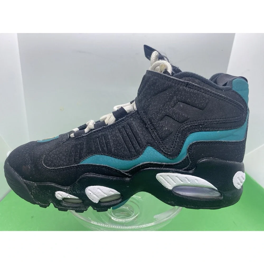 Nike Air Griffey Max 1 Freshwater Kids 6 Black Green 437353-034